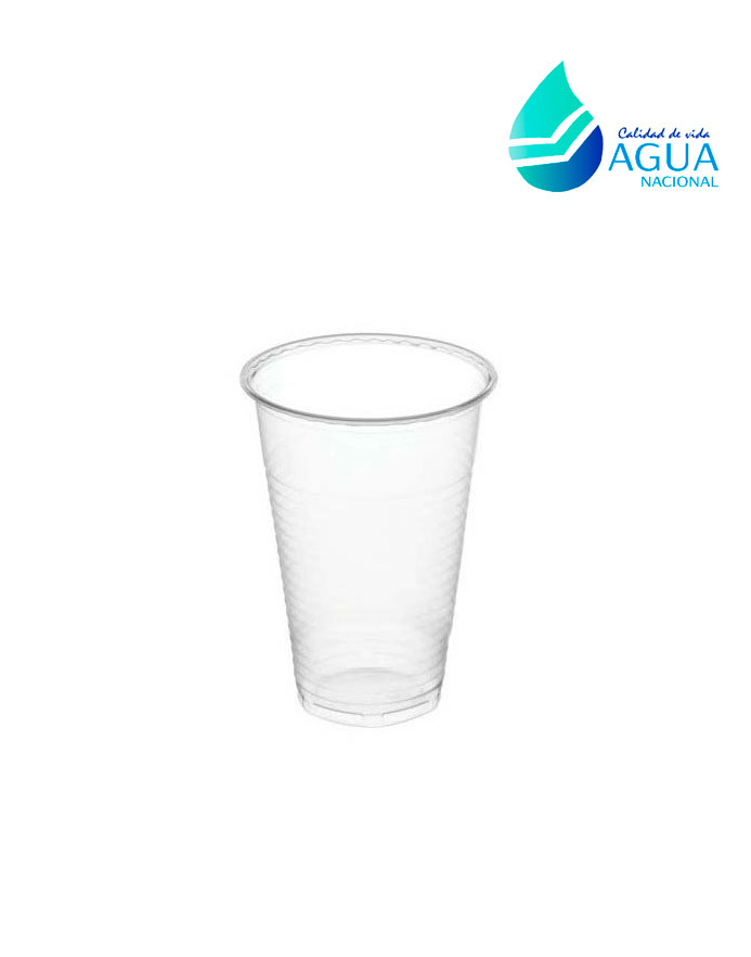 VASOS PLASTICOS TRANSPARENTES PARA AGUA FRIA